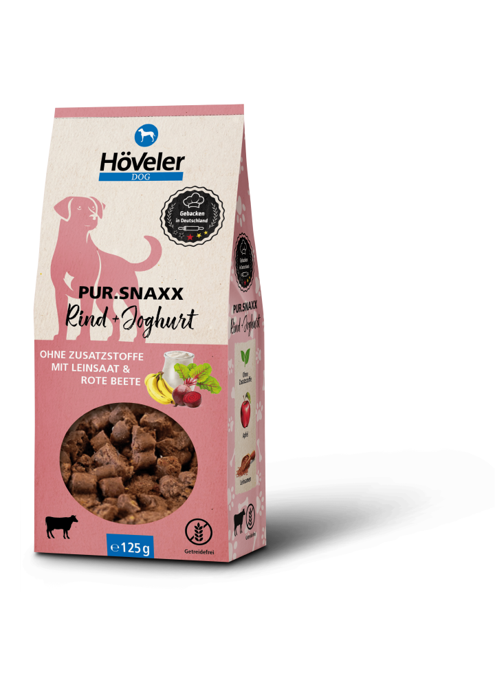 Höveler DOG Pur.SNAXX Rind + Joghurt